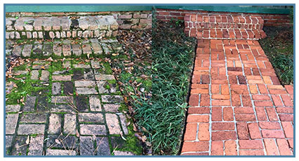 Brick Walk Before and After